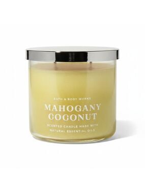 Bath & Body Works Mahogany Coconut 3 Wick Candle